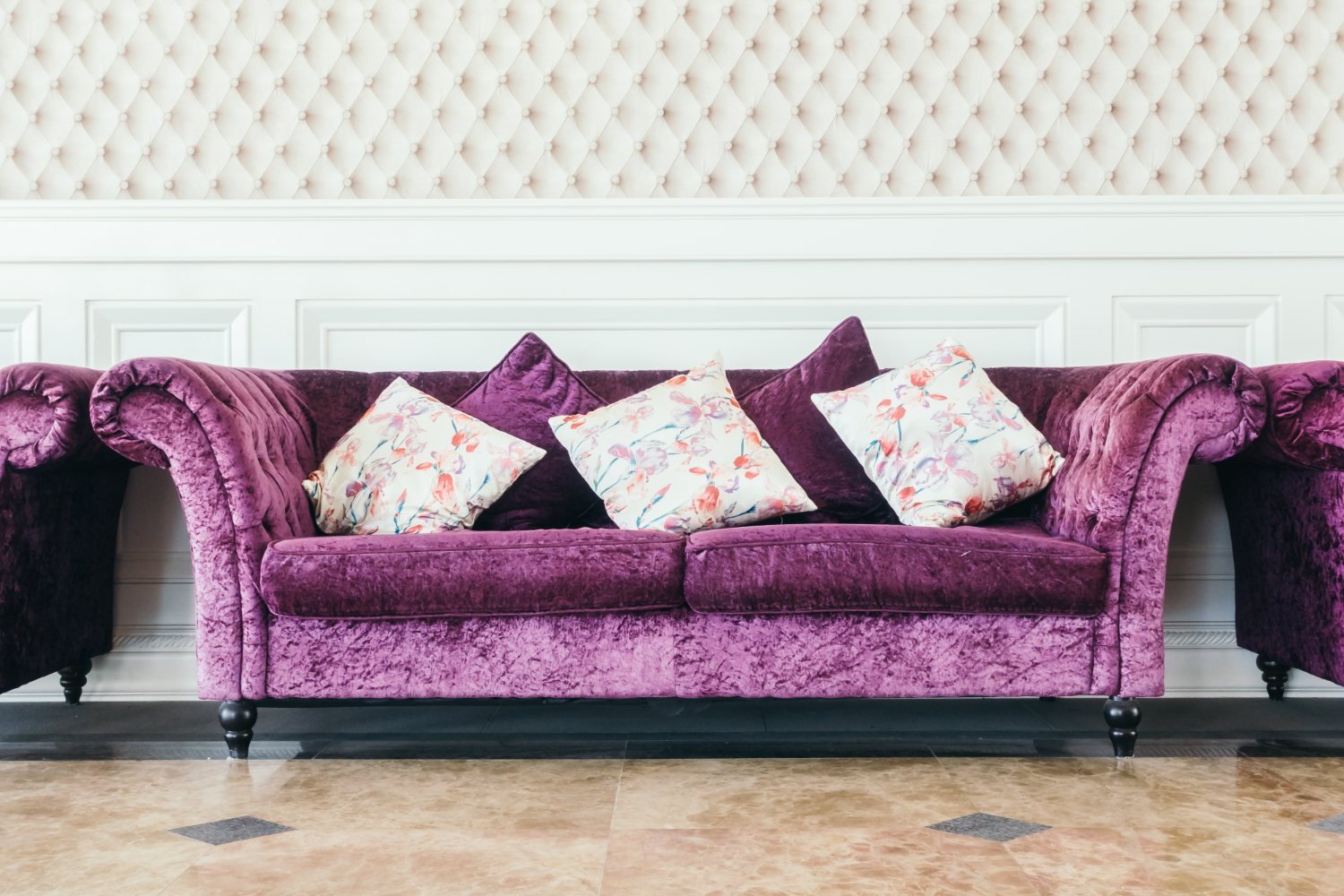 Elegant statement sofa